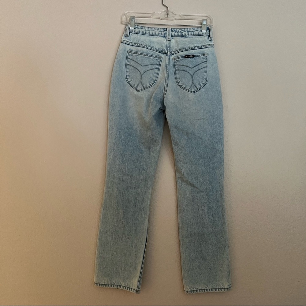 ROLLA’S Classic High Rise Straight in Sunbleached Worn